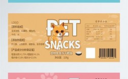 宠物零食打包标签设计:宠物零食打包标签设计图