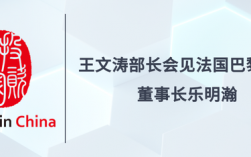 王文涛部长会见法国巴黎银行董事长乐明瀚